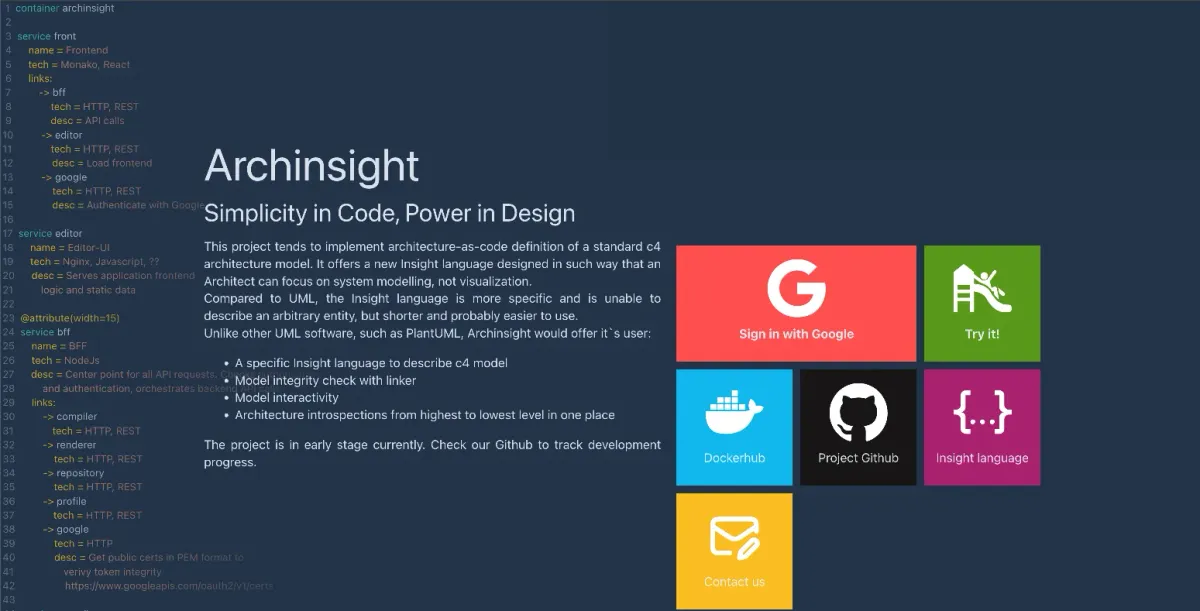 Archinsight — Simplicity in Code, Power in Design